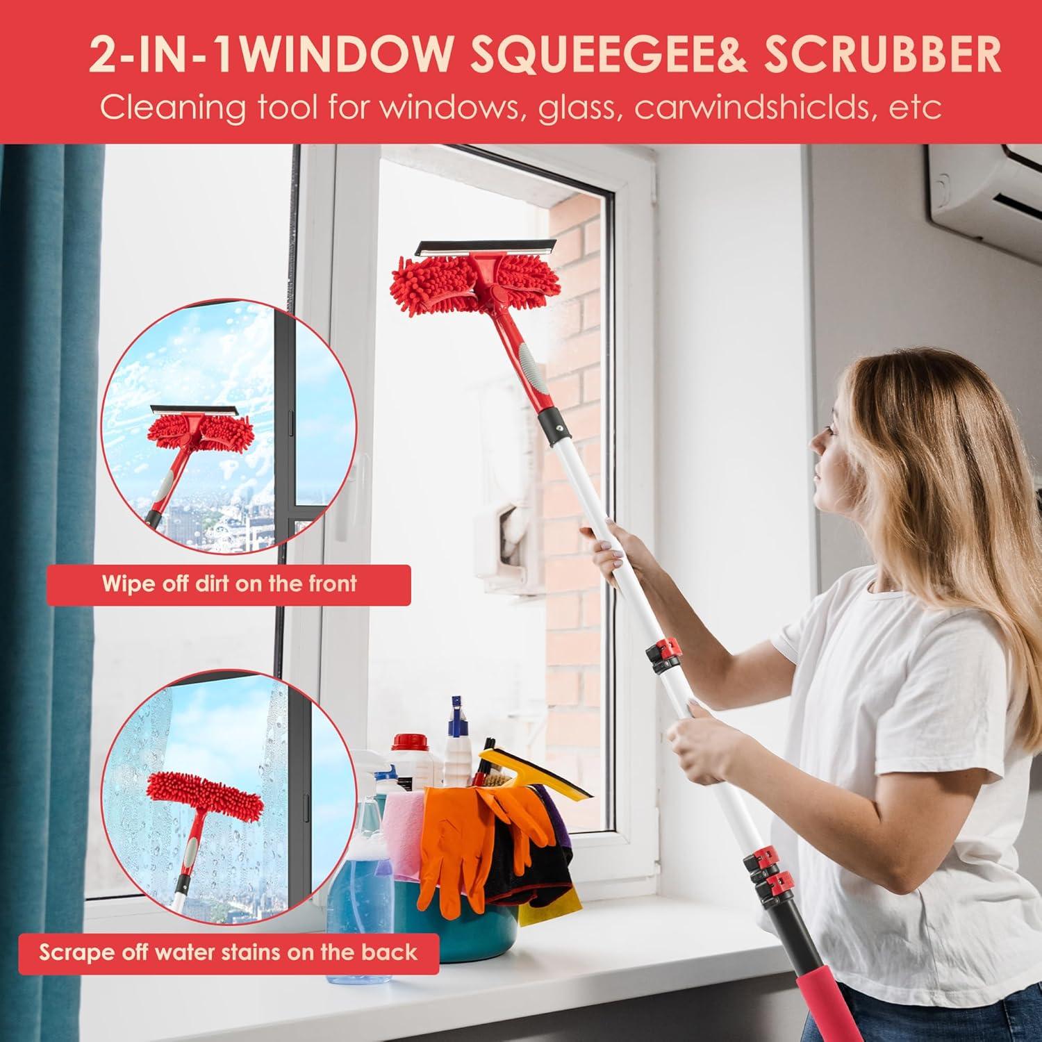 Limpiaparabrisas Telescópico 1.22m getlstub con Estropajo Chenille