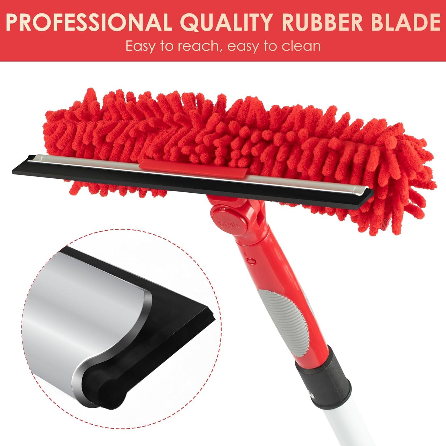 Limpiaparabrisas Telescópico 1.22m getlstub con Estropajo Chenille