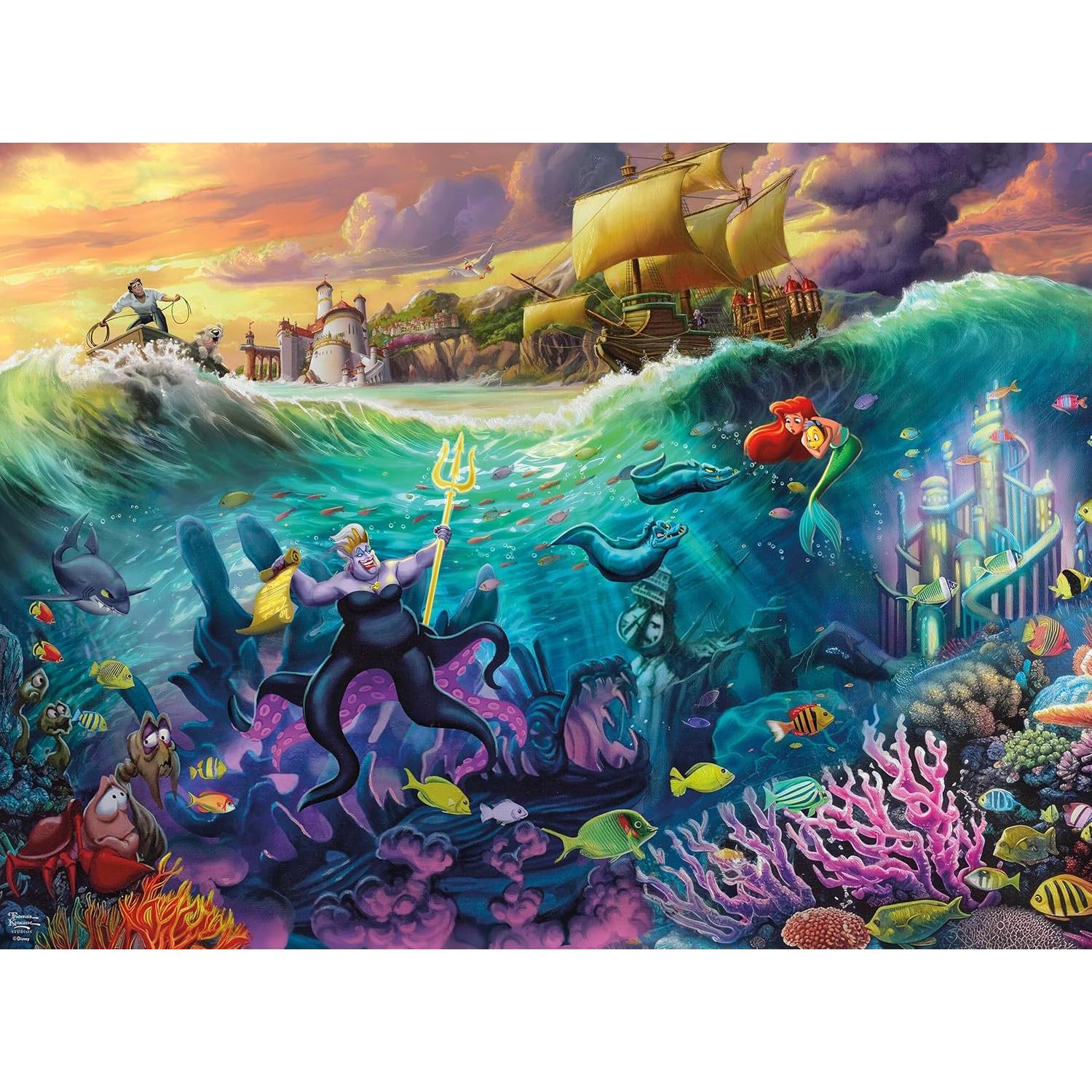 Rompecabezas 1000 Piezas Buffalo Games Disney Ursula 68x50 cm