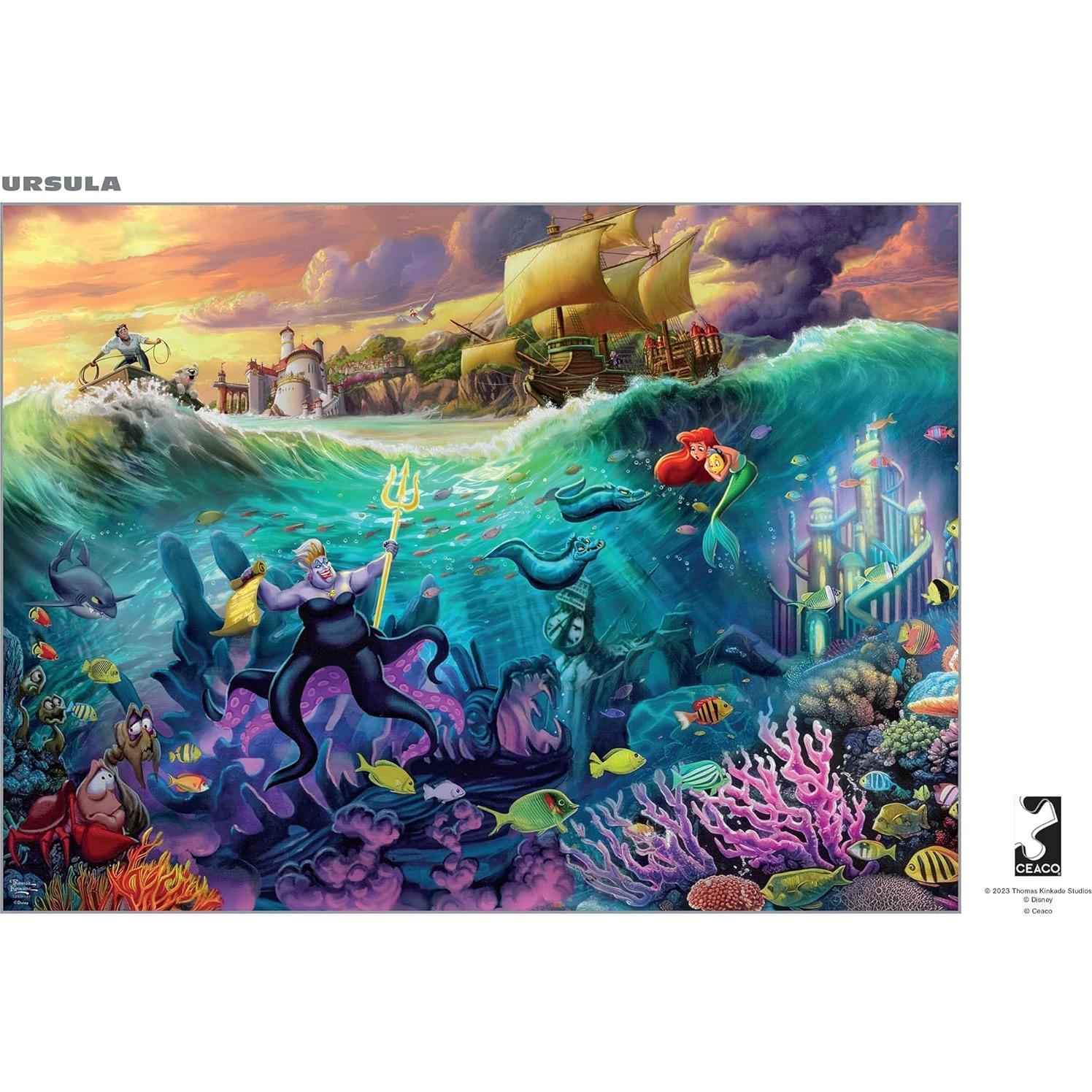 Rompecabezas 1000 Piezas Buffalo Games Disney Ursula 68x50 cm
