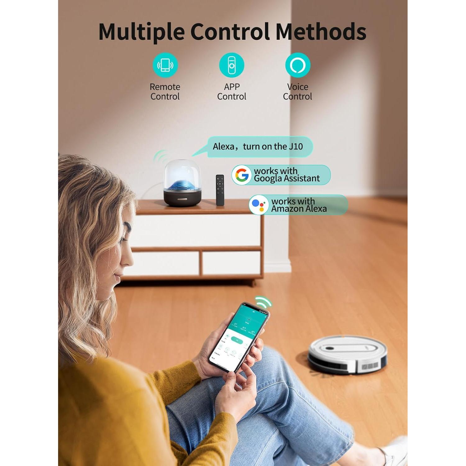 Aspiradora Robot Airzeen J10 - Succión 4000Pa, 3 en 1