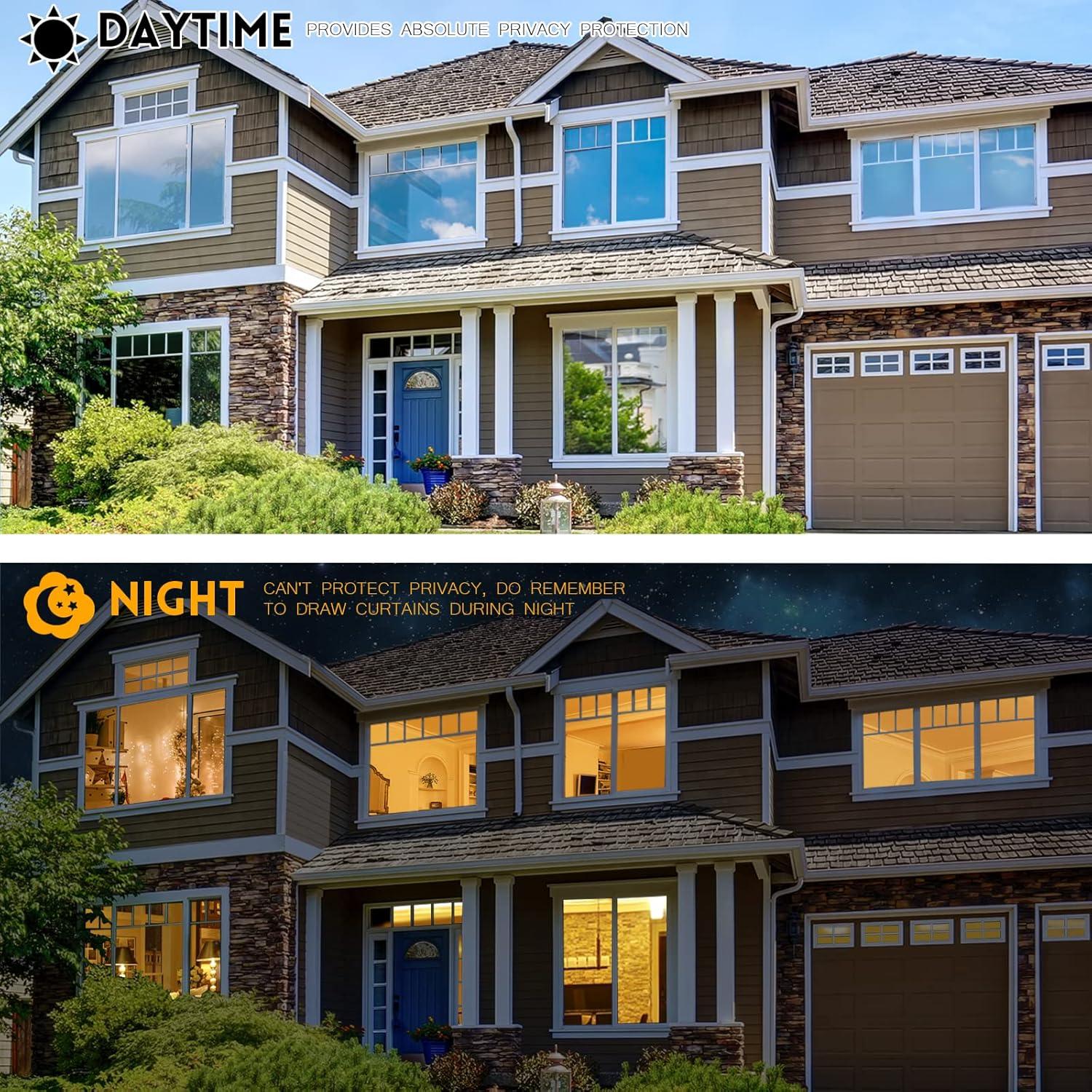 Película de Privacidad KESPEN 44.5x198.1cm Anti UV Reflectante