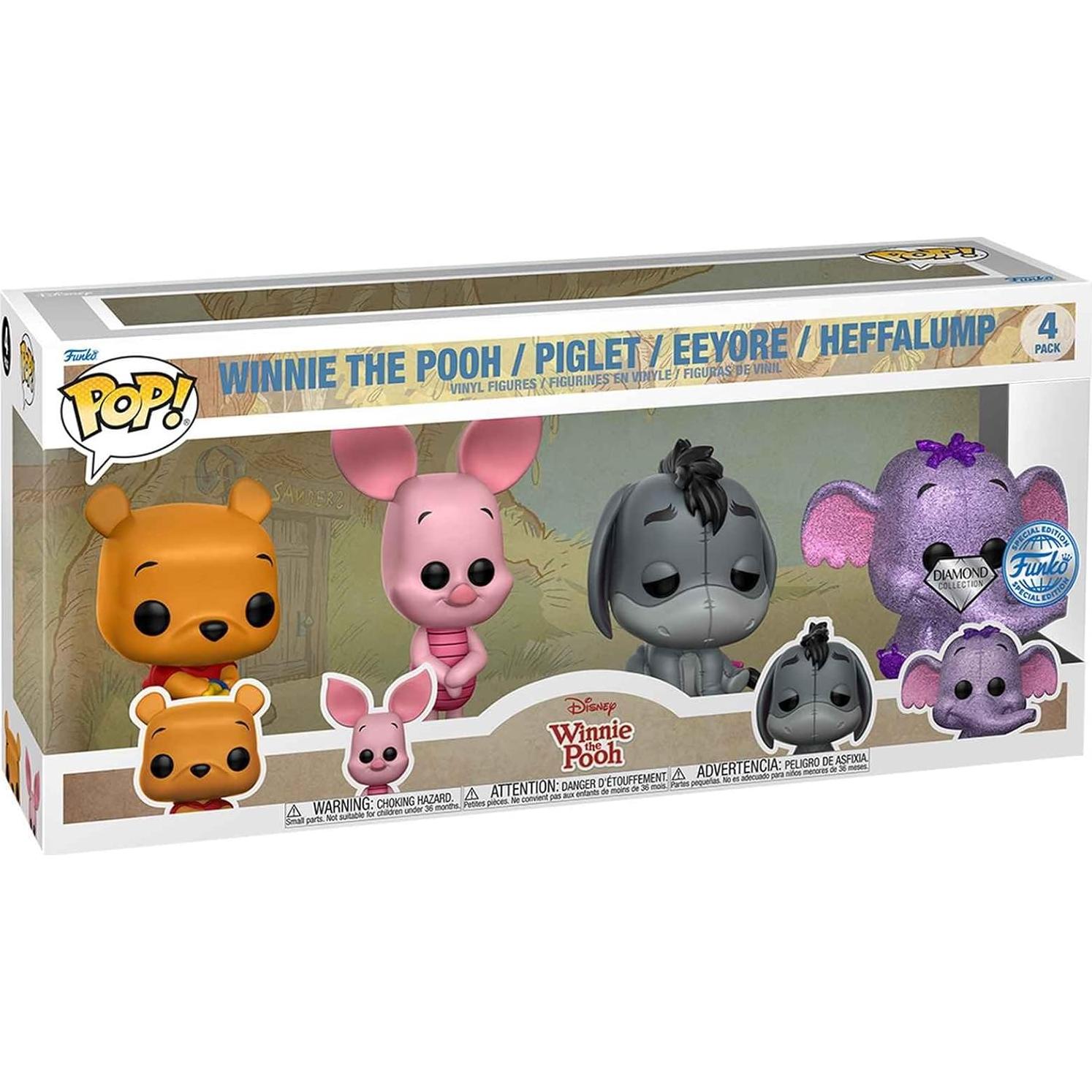 Funko Pop! Disney Winnie the Pooh - Pack 4 Figuras Vinilo