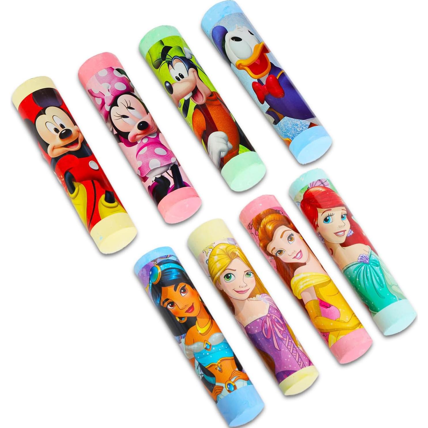 Juego de Tiza Jumbo Disney para Niños - 8 Palos Multicolor