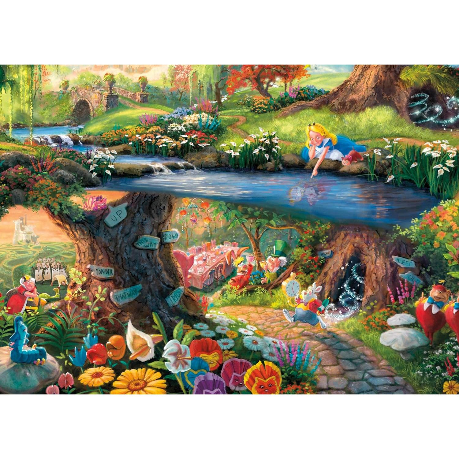 Rompecabezas 1000 Piezas Ceaco Disney Alicia en el País de las Maravillas