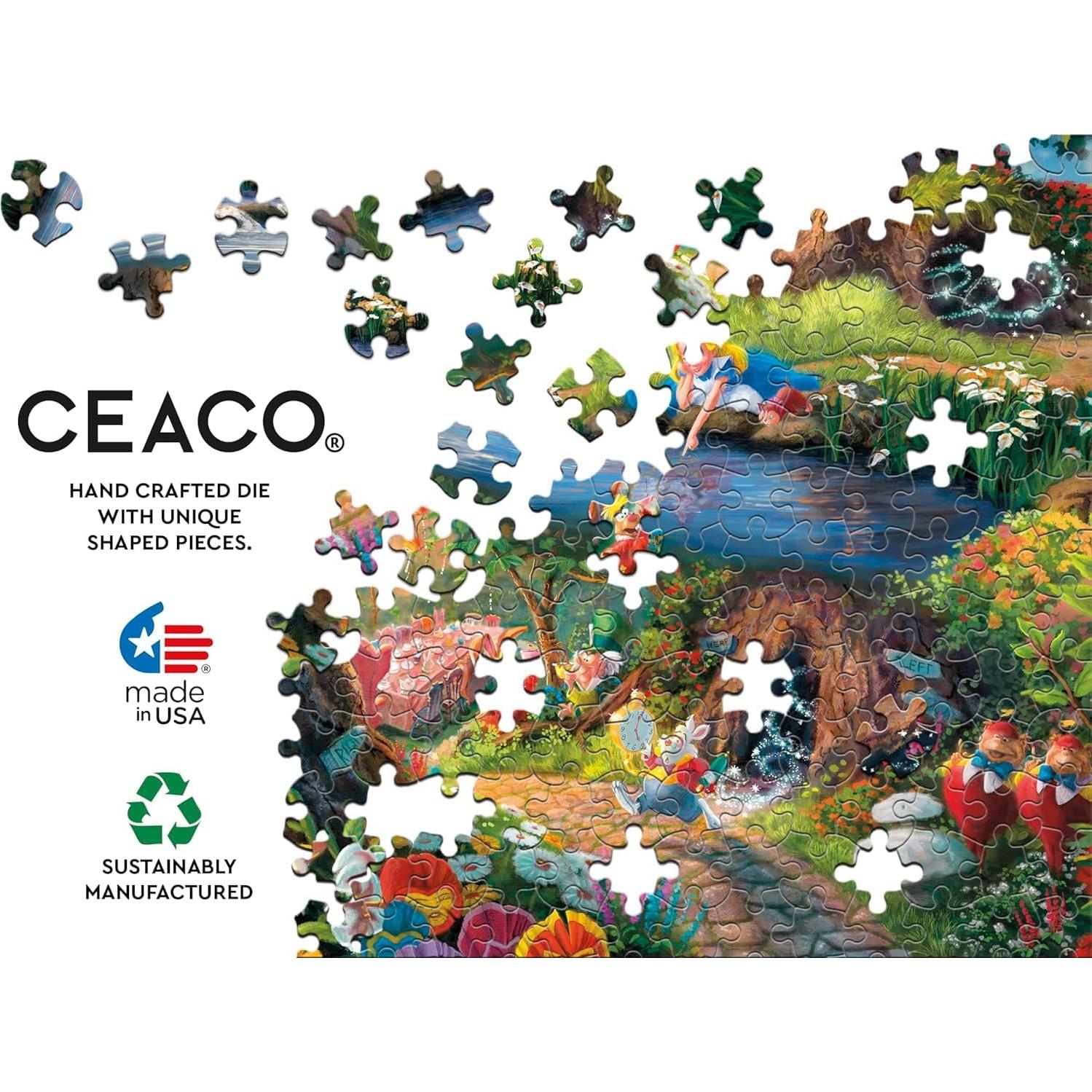 Rompecabezas 1000 Piezas Ceaco Disney Alicia en el País de las Maravillas