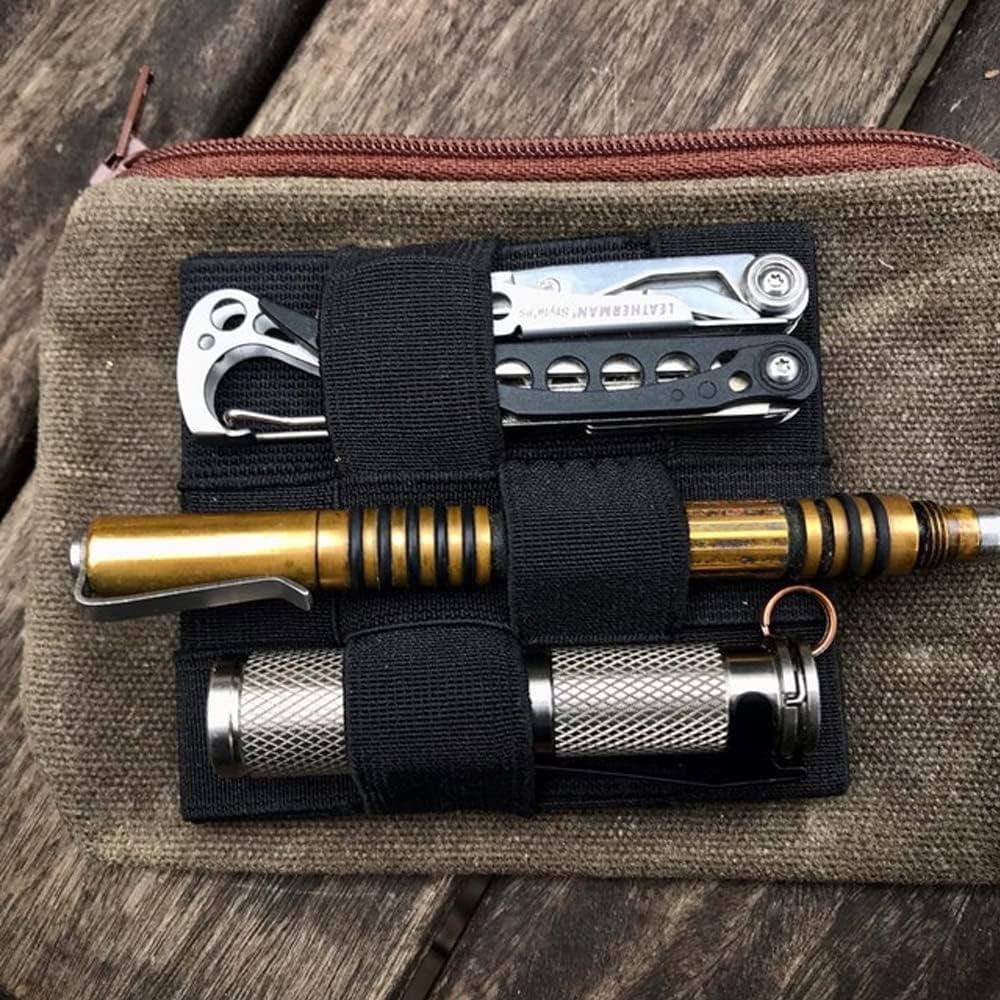 Organizador de bolsillo cuadrado NEEVIRID 7x8 cm para EDC