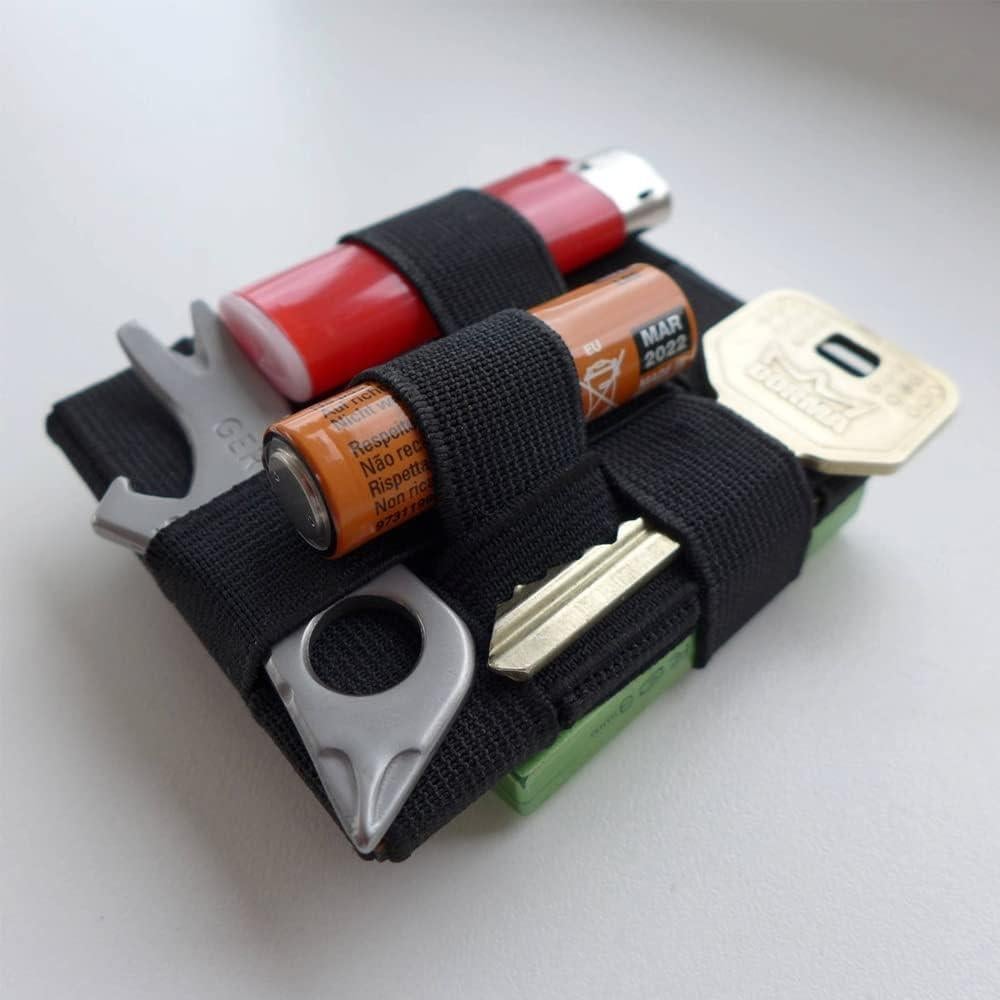 Organizador de bolsillo cuadrado NEEVIRID 7x8 cm para EDC