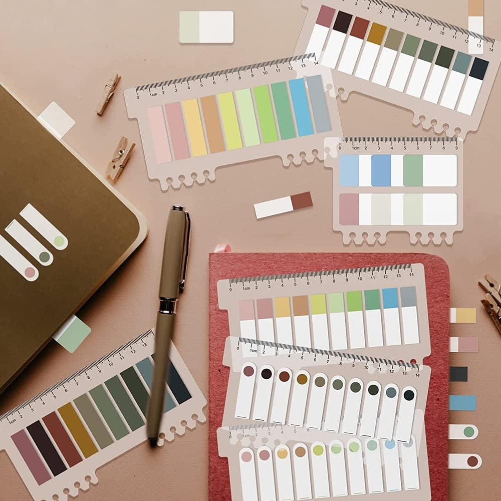 Etiquetas Índice Adhesivas AIYUENCICI Morandi 660 Piezas