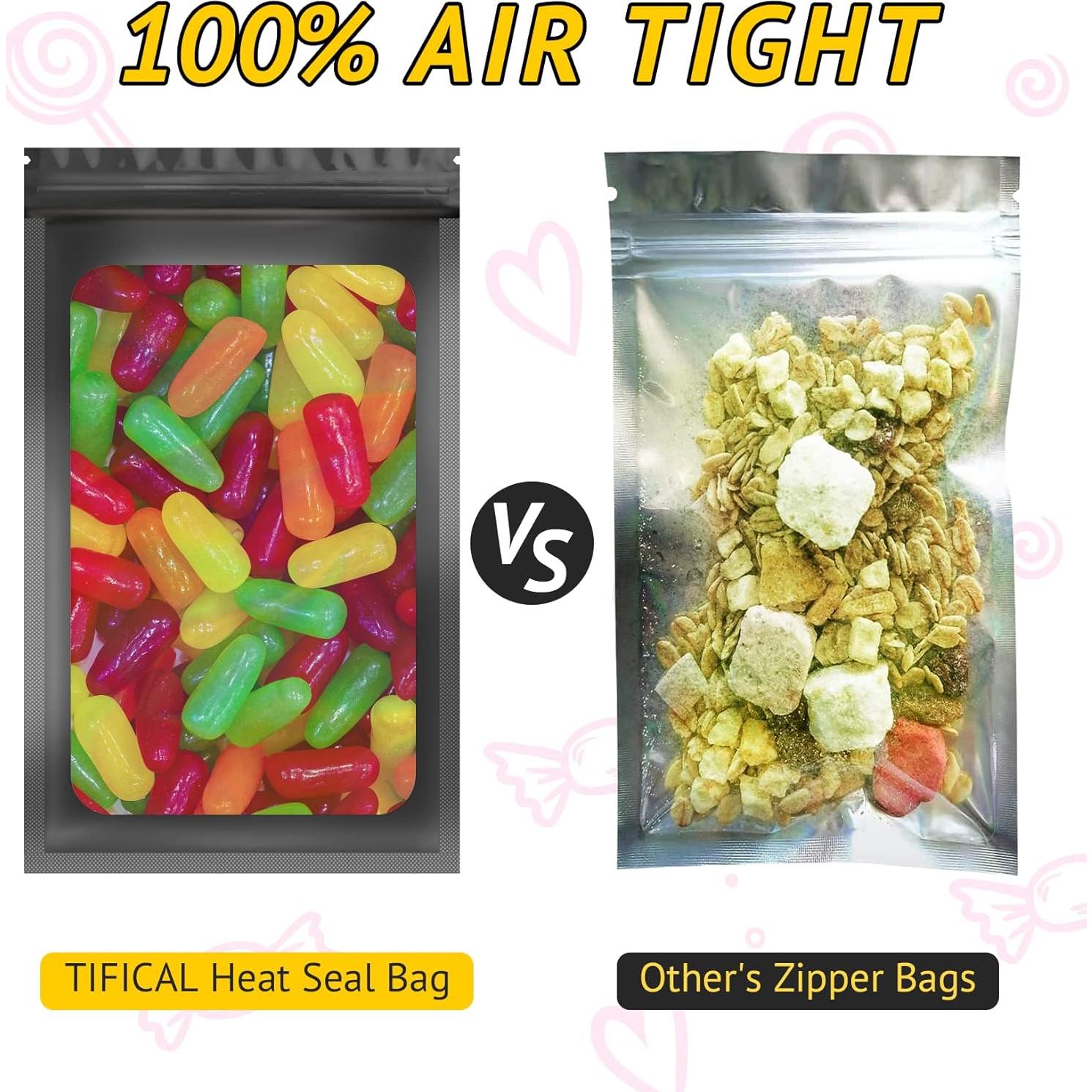 Bolsas Mylar TIFICAL 100 PCS 6.1x9.9cm Holográficas Duraderas