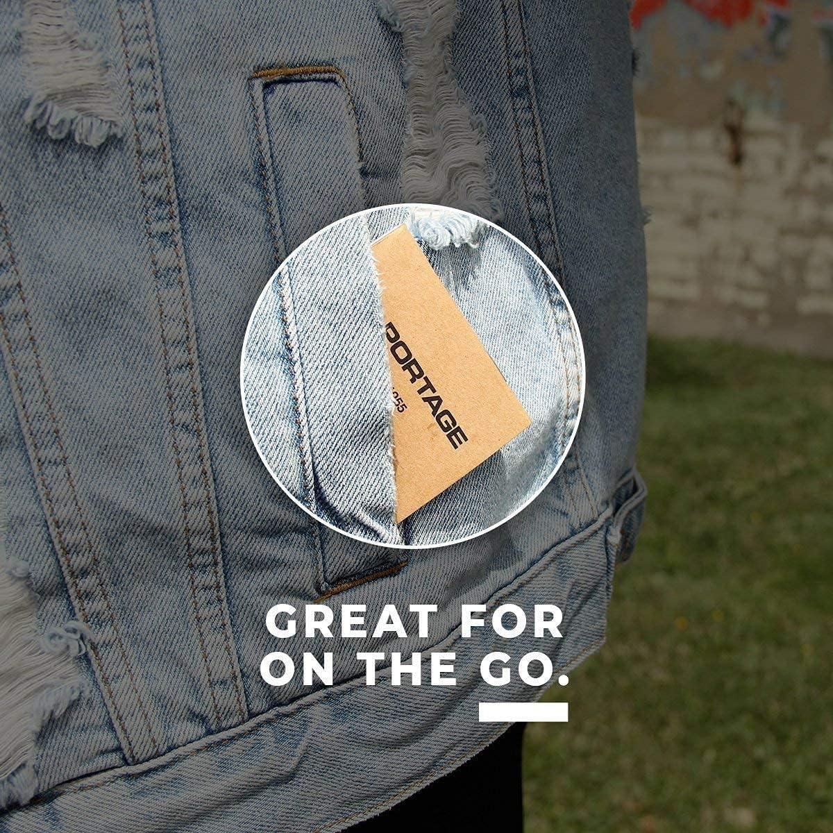 Portage Field Notebook Tactical Sized Pocket Notepad - Top Bound Notebook with Lined Paper Lies Flat in Pocket - 2.8" x 4.6" - 64 Pages (3 Pack) (6 Pack, Tactical)