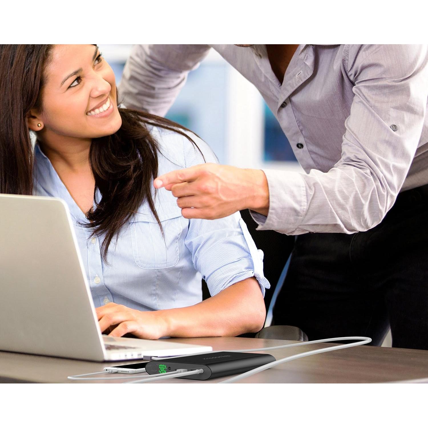 Cargador Portátil Krisdonia 50000mAh para Laptop 5-20V USB-C