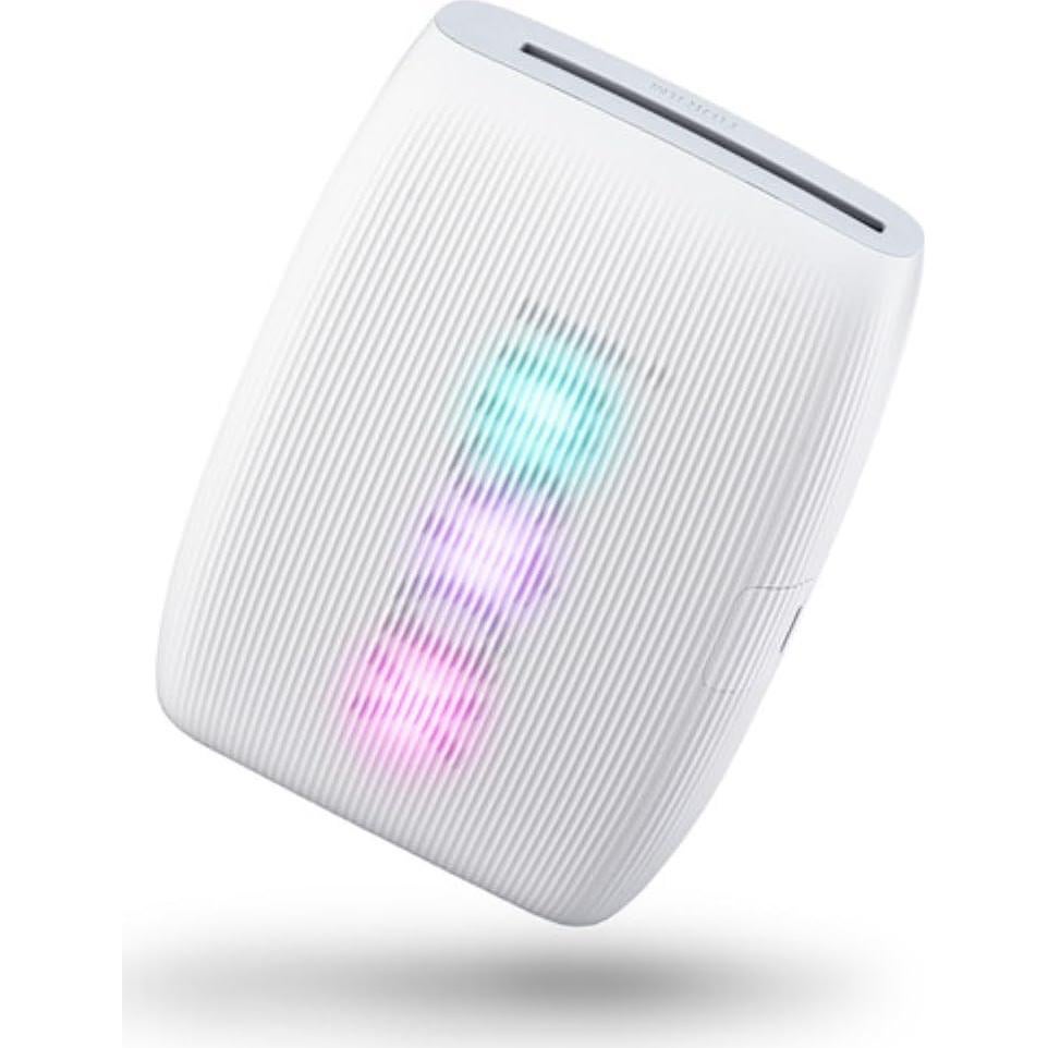 Fujifilm INSTAX Mini Link 3 Smartphone Printer | Clay White Bundled INSTAX Mini Instant Film | 20 Exposures + Microfiber Cleaning Cloth (3 Items)