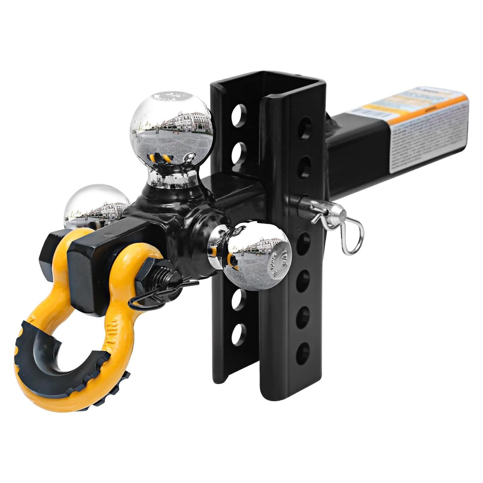 Soporte de Enganche de Remolque MaxxHaul 51003 Tri Ball 5443 kg