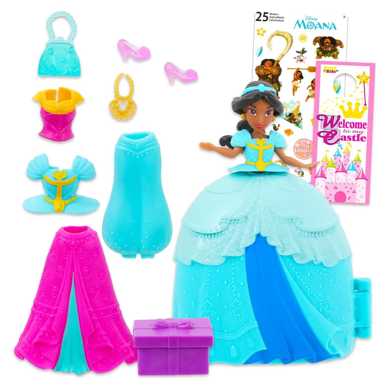 Conjunto Muñecas Sorpresa Princesa Disney Jasmine - Accesorios