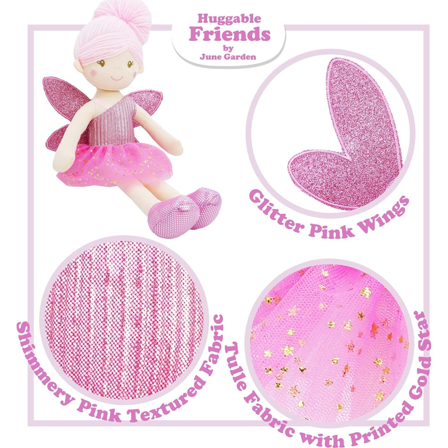 Muñeca de Hada Elida Jardín Encantado 30.5 cm Rosa