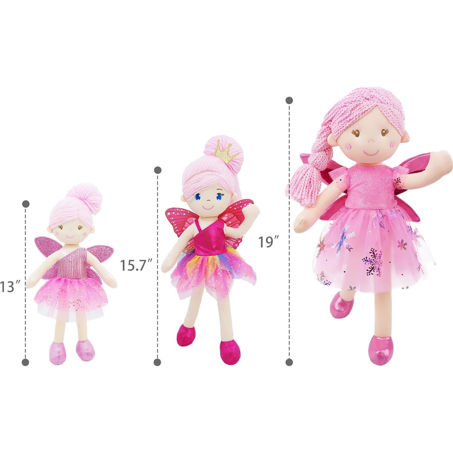 Muñeca de Hada Elida Jardín Encantado 30.5 cm Rosa