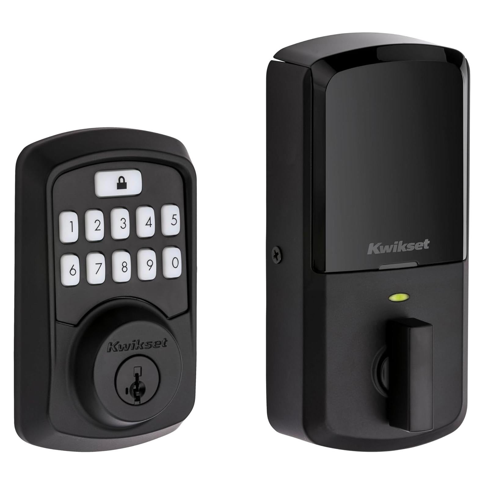 Cerradura Inteligente Kwikset Aura Bluetooth Teclado Negro Mate