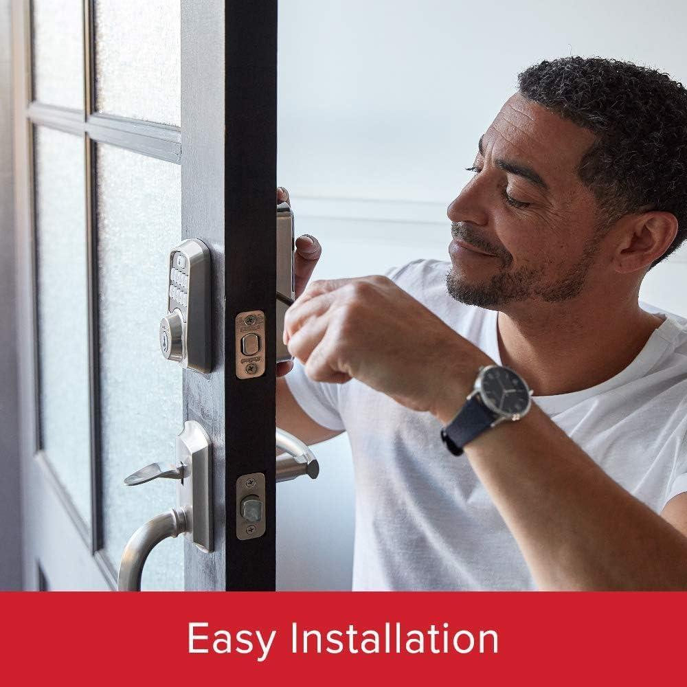 Cerradura Inteligente Kwikset Aura Bluetooth Teclado Negro Mate