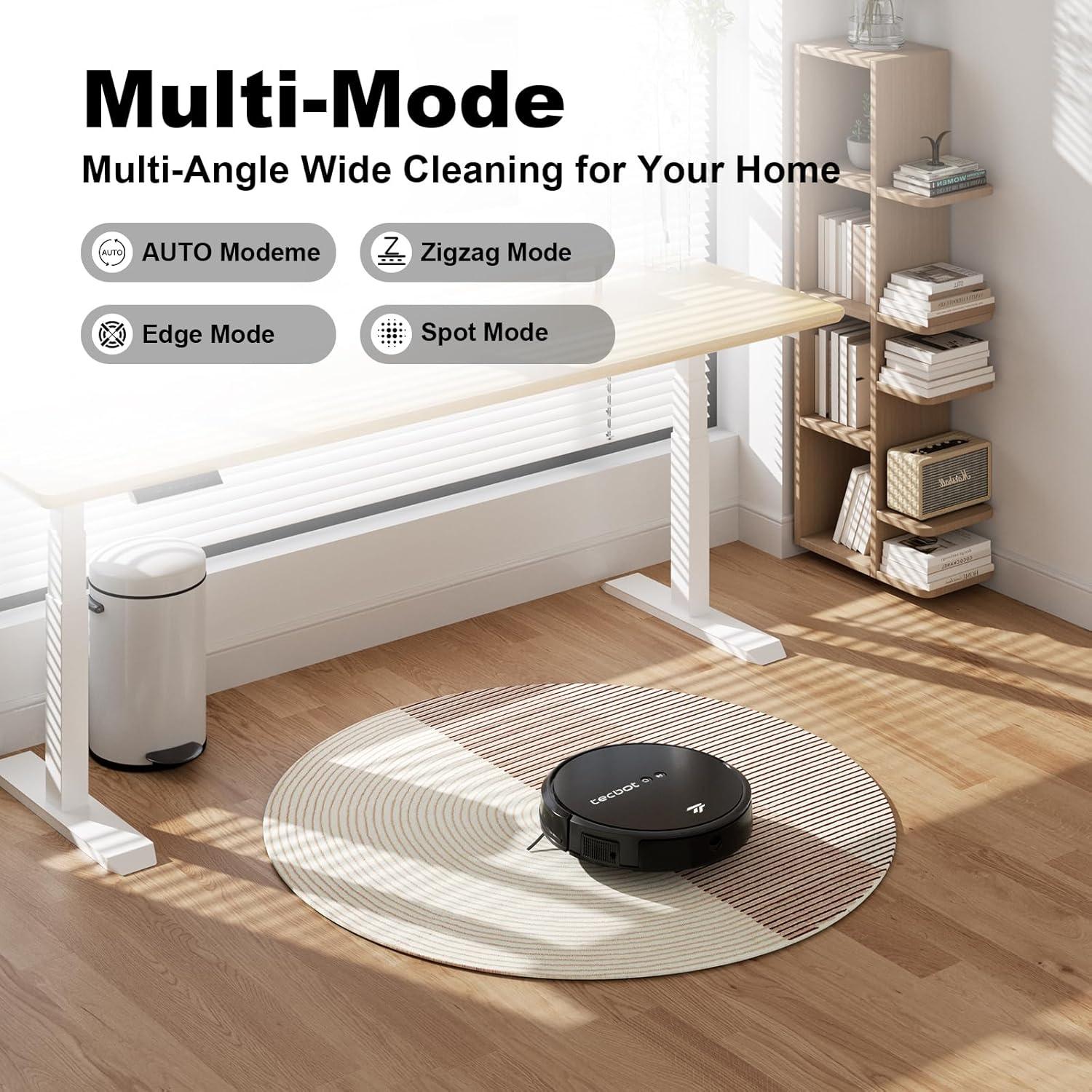 Aspiradora Robot Tecbot S1 120Min Carga Automática WiFi