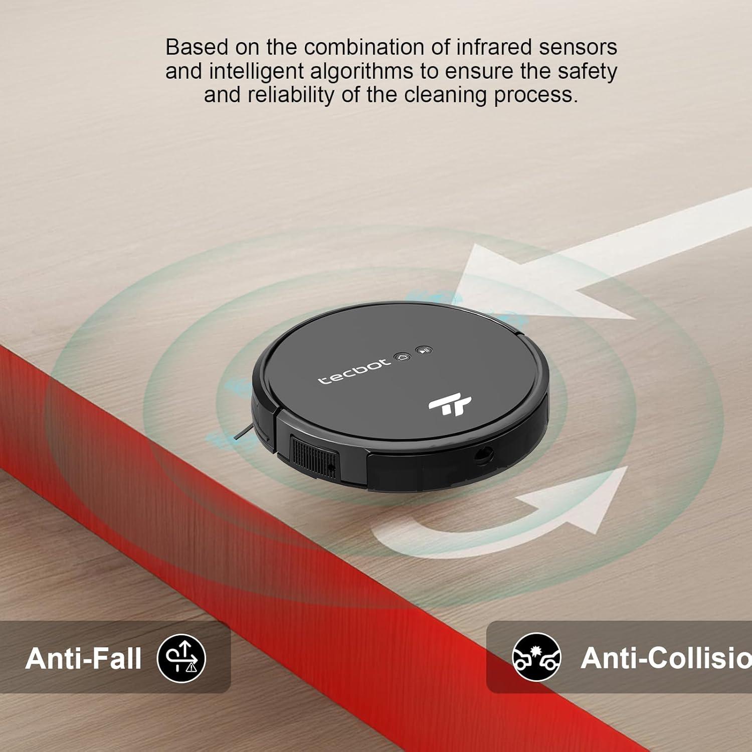 Aspiradora Robot Tecbot S1 120Min Carga Automática WiFi