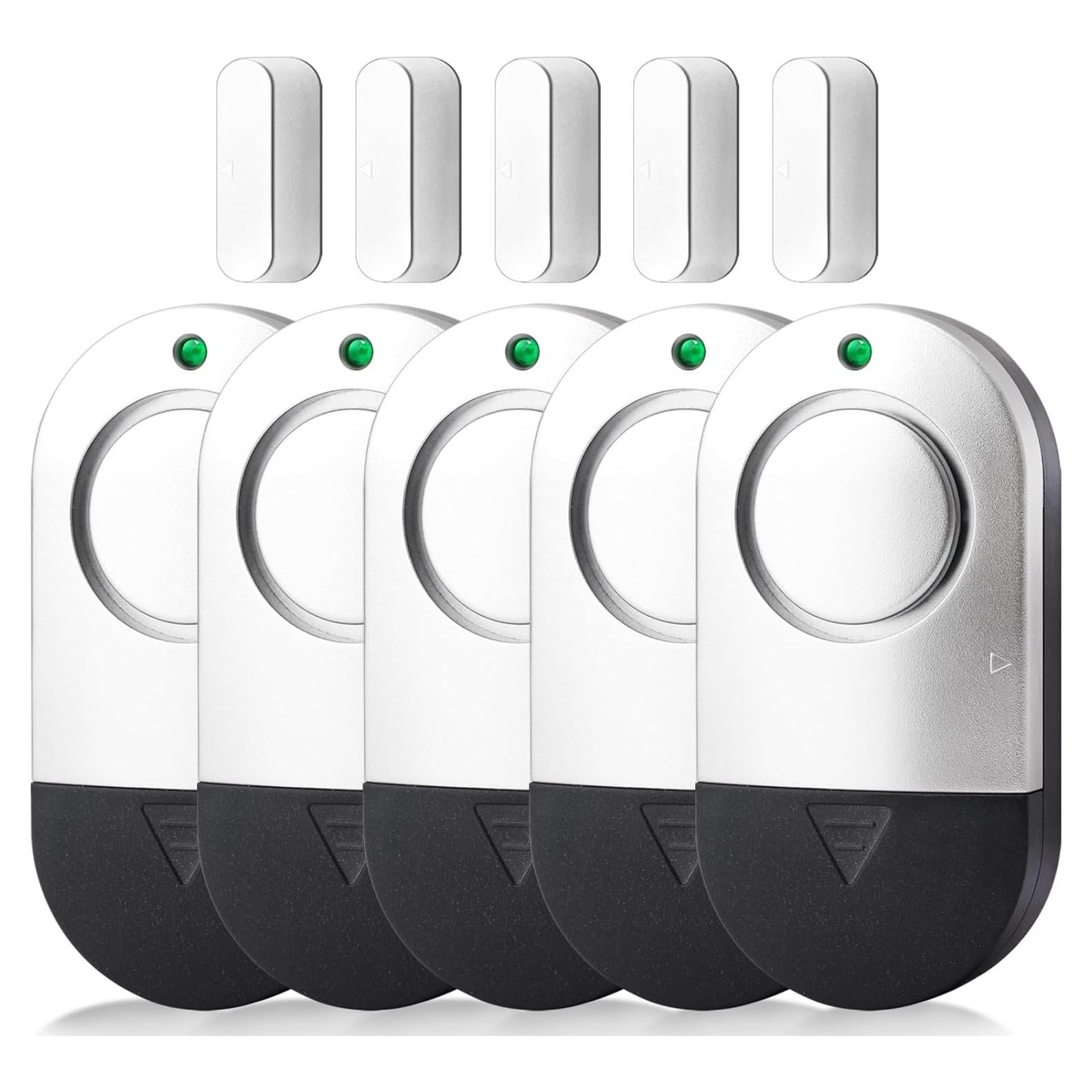 Sensores de Alarma de Ventana y Puerta Toeeson 120DB 5 Paquetes