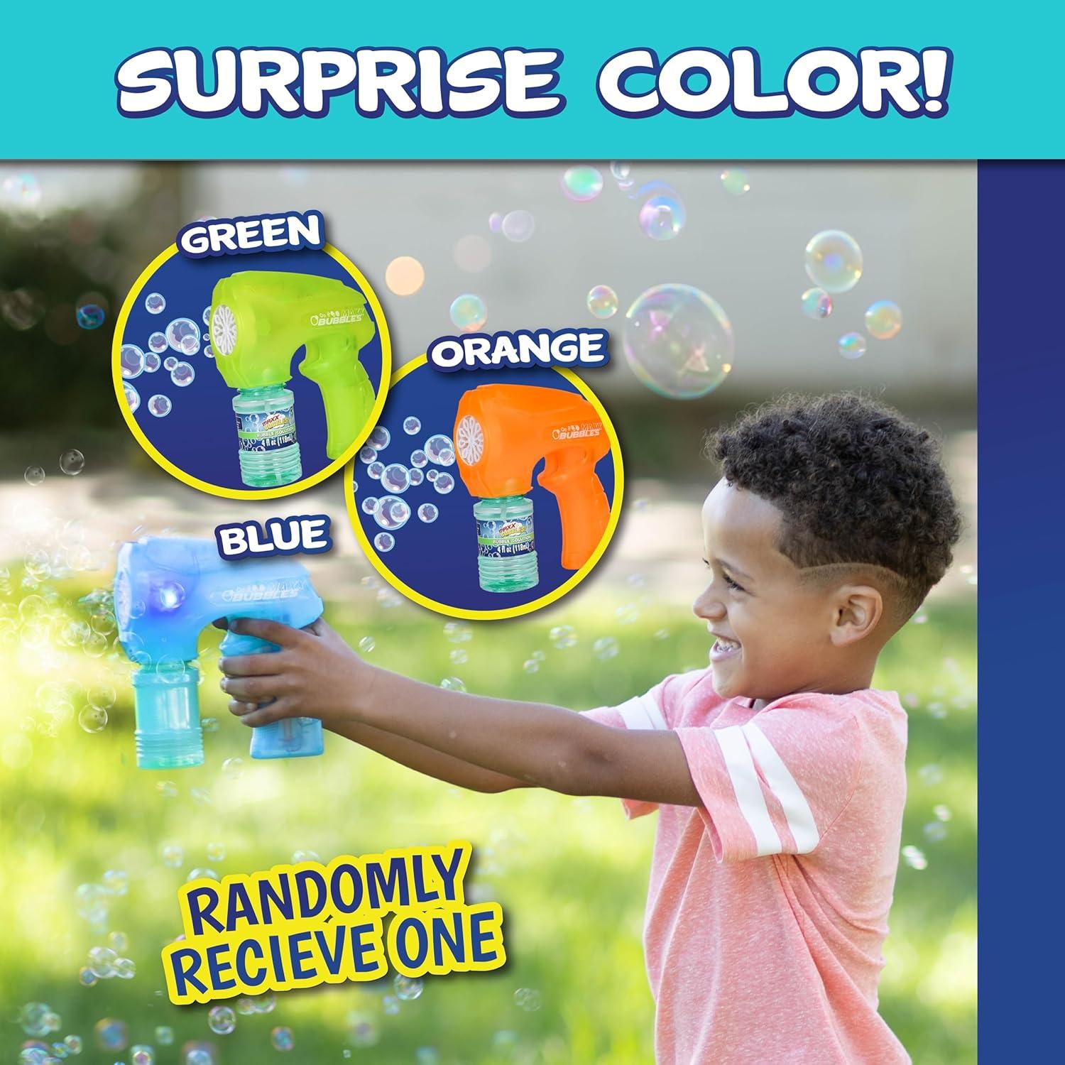 Pistola de Burbujas Iluminada Maxx Bubbles - 306g