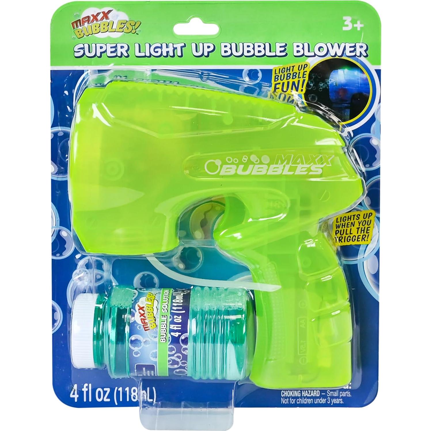 Pistola de Burbujas Iluminada Maxx Bubbles - 306g