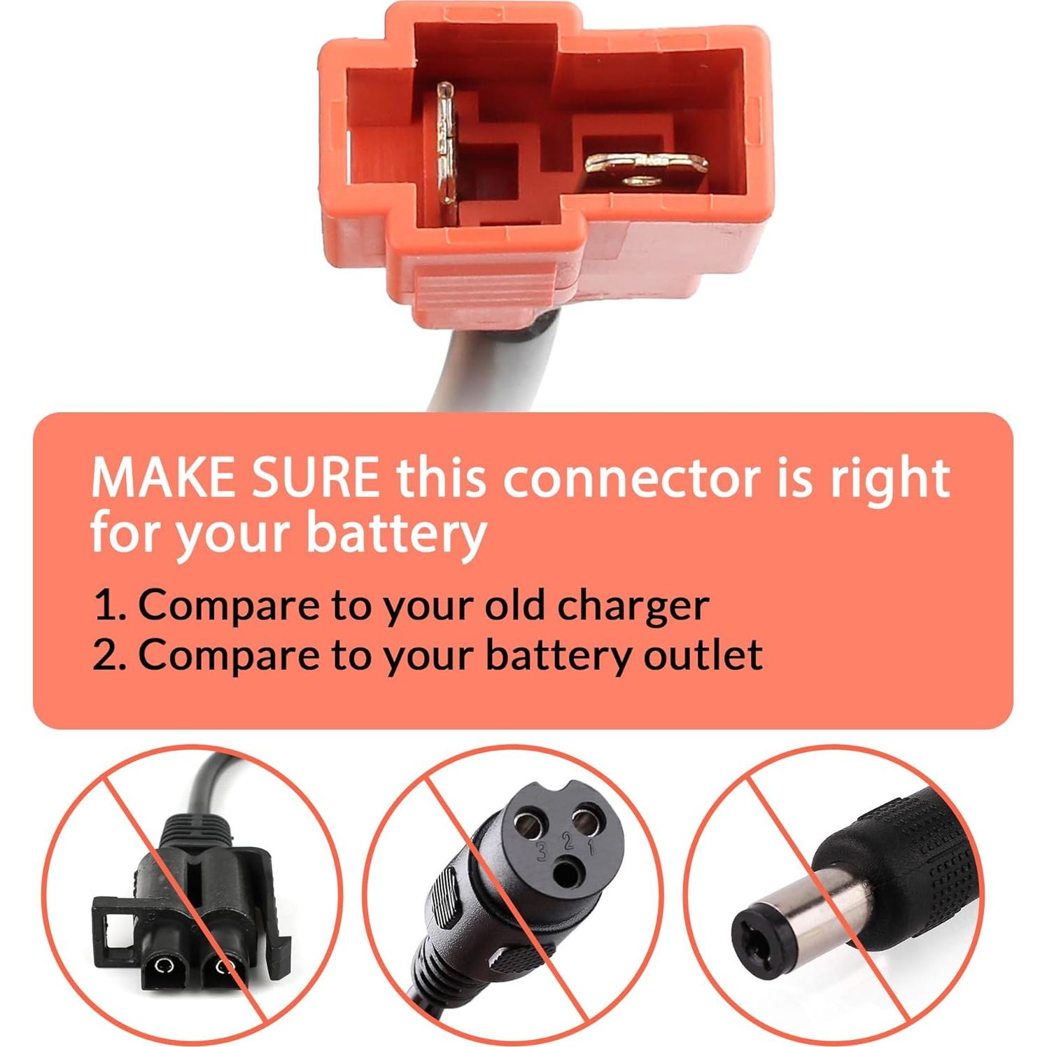 Cargador de Batería LotFancy 6V para Juguetes Eléctricos