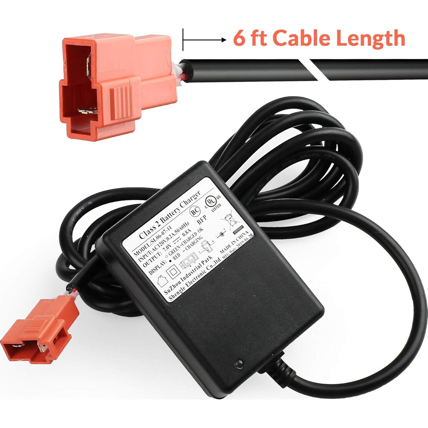 Cargador de Batería LotFancy 6V para Juguetes Eléctricos