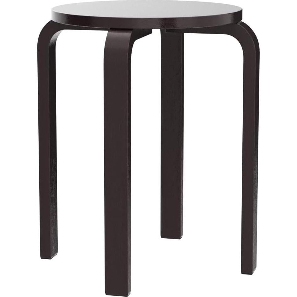 Juego de 4 Taburetes de Bar Hysache de Madera Apilables 45.72 cm