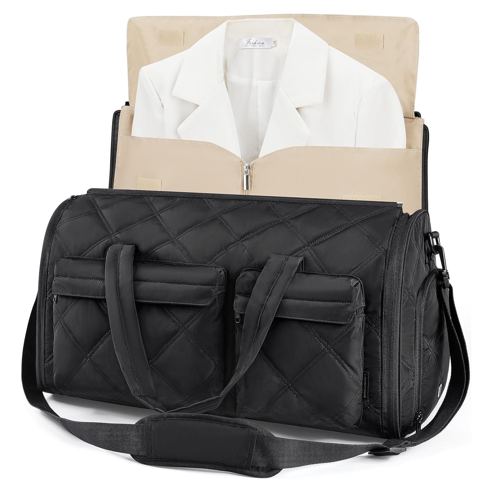 Bolsa de Ropa de Viaje BAGSMART 2 en 1 Negra 42L