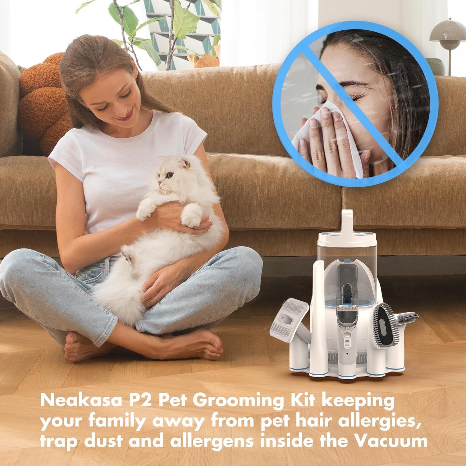 Kit de Aseo para Perros Neakasa P2 Pro con Aspiradora 99% Pelo