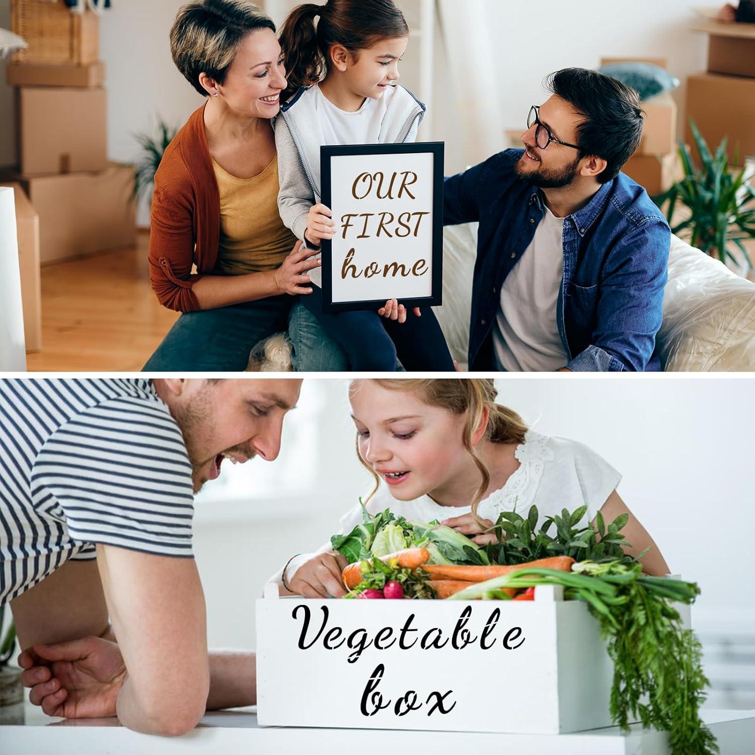 Plantillas de Caligrafía BAMIDELE 50 Pcs Reutilizables