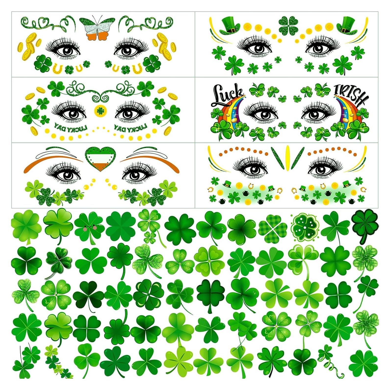 120+ Tatuajes Temporales Brillantes San Patricio Hotoyannia