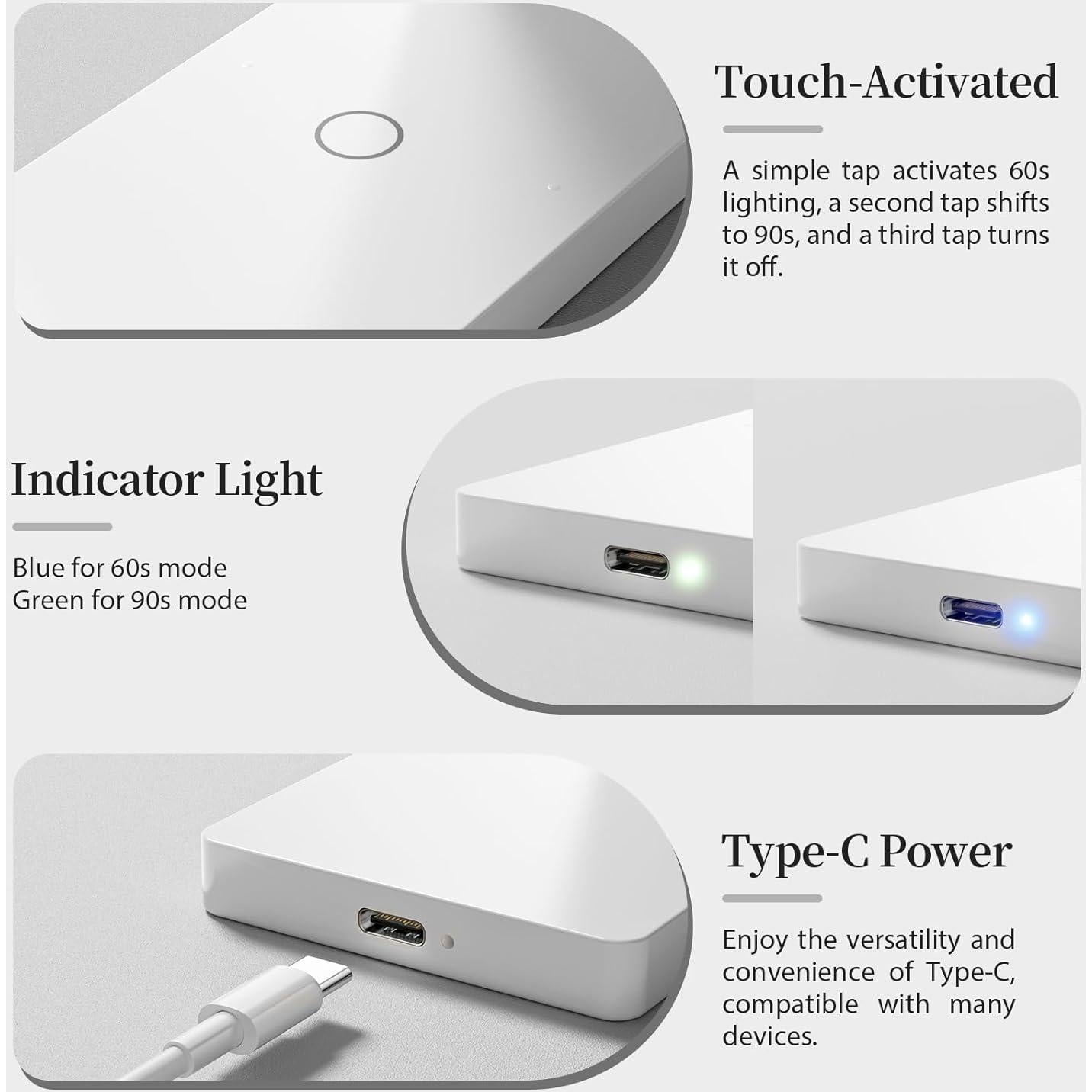 Lámpara UV para Uñas Tipsketch 18W LED Curado Rápido