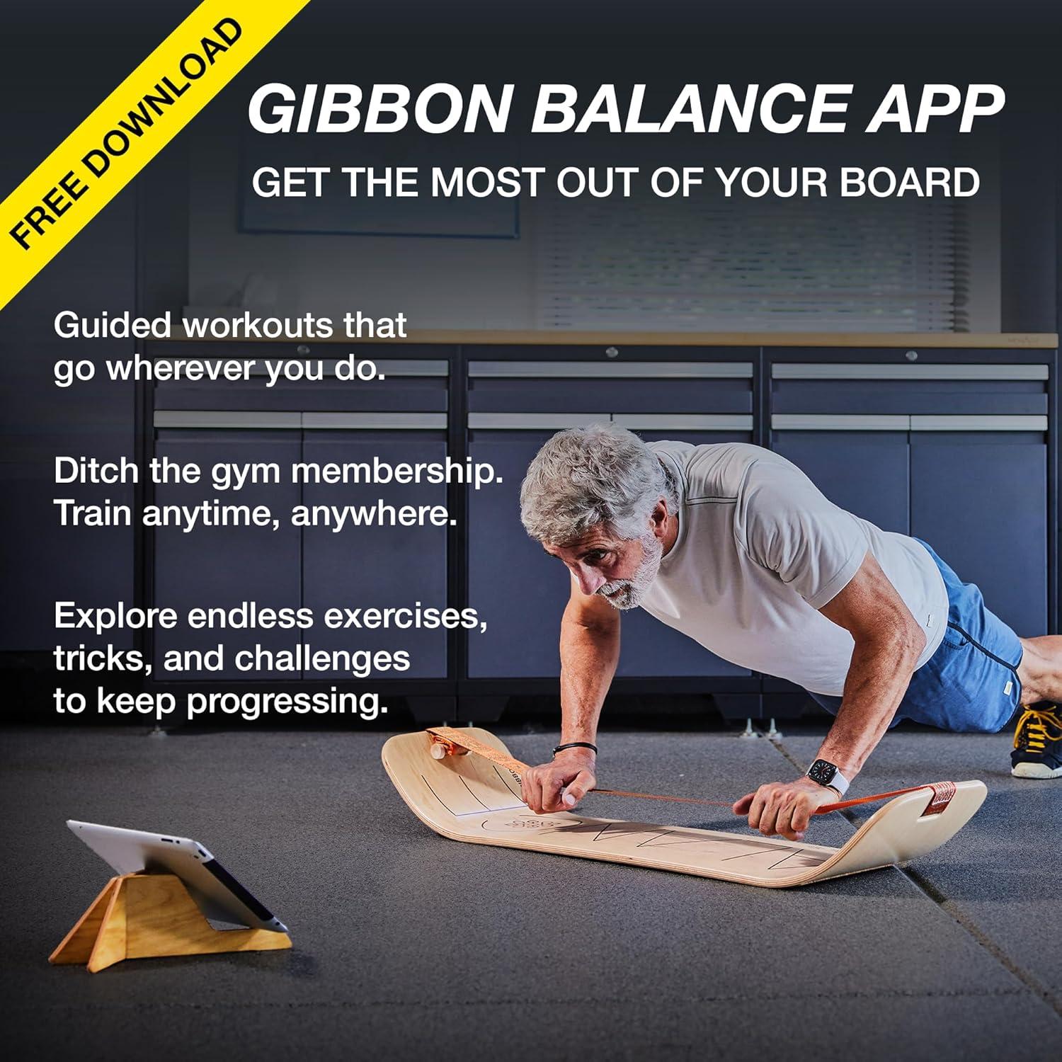 Tabla de Equilibrio GIBBON GiBoard - Madera de Arce - 106.68 cm
