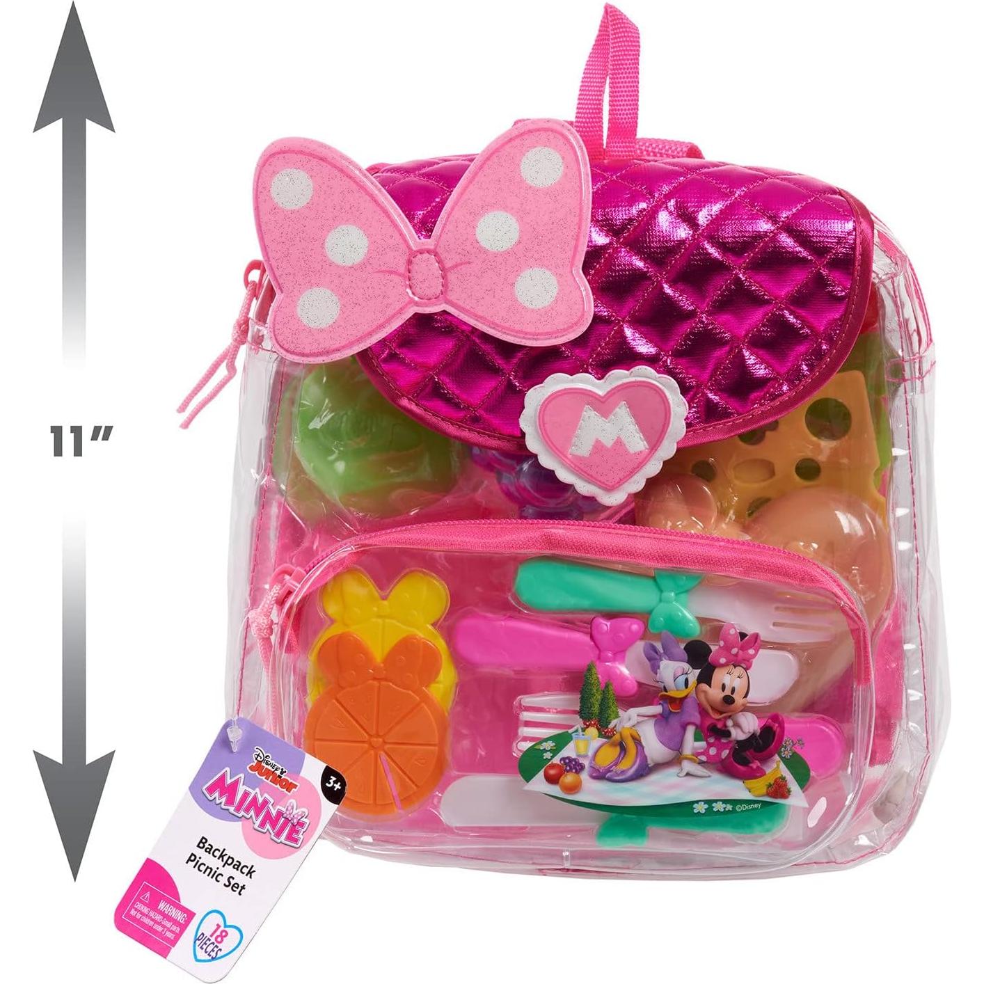 Set de Picnic Minnie Mouse Just Play 18 Piezas para Niñas