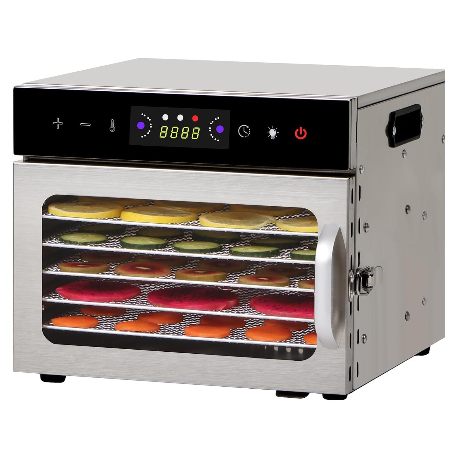 Deshidratadora de Alimentos Panana DHDR-TR 6 Bandejas Acero Inoxidable