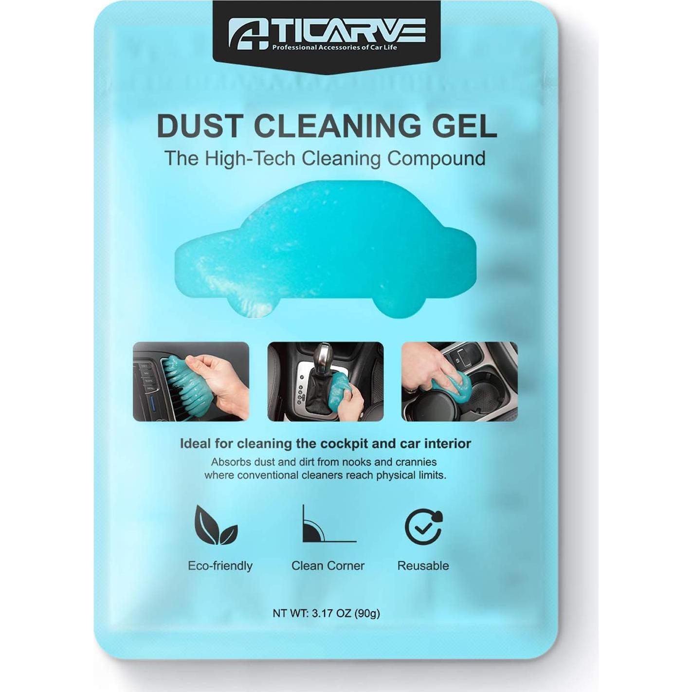 Gel de limpieza para automóviles TICARVE 90g - Reutilizable