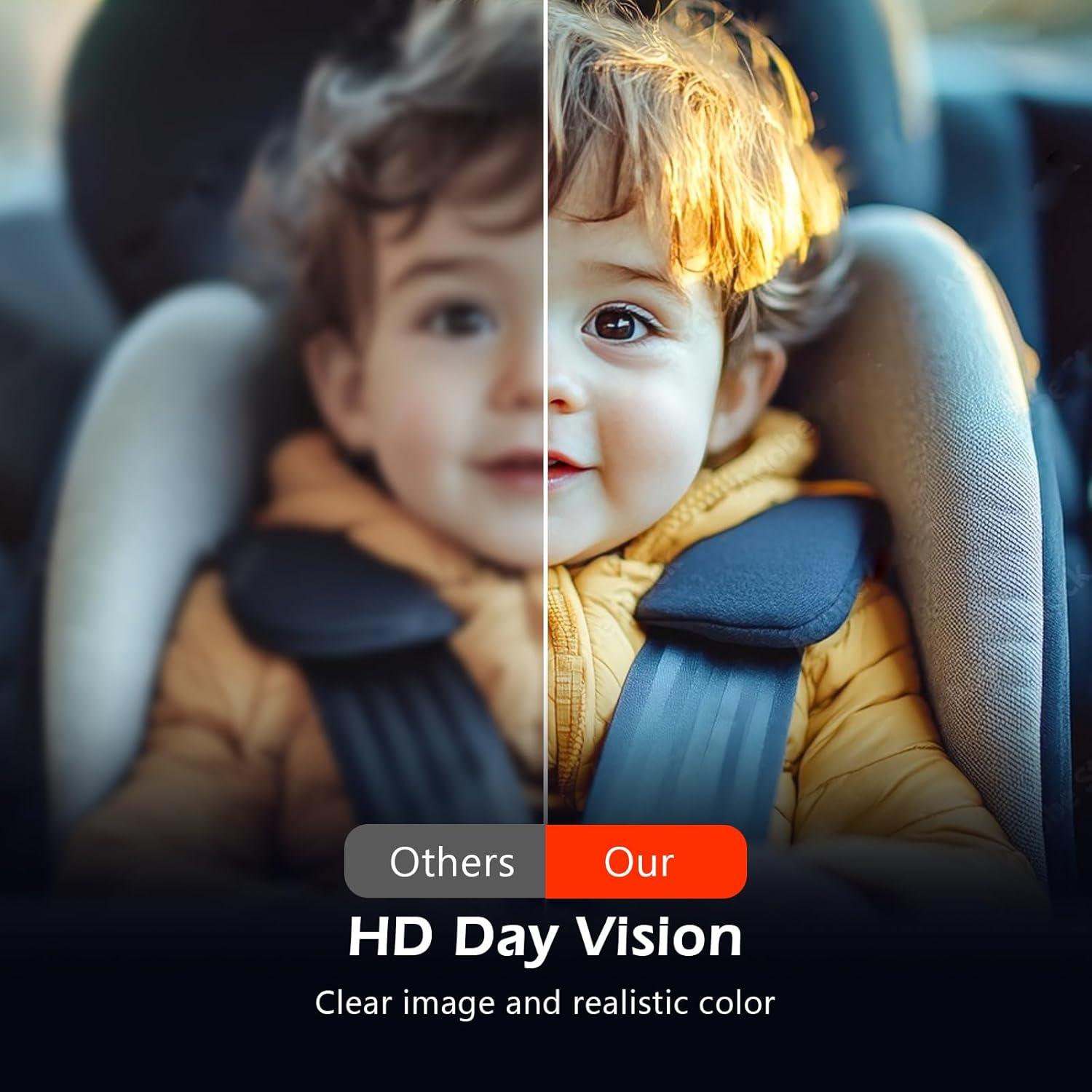 Cámara de Auto NewHail X430L 4.3" HD Infrarroja para Bebés