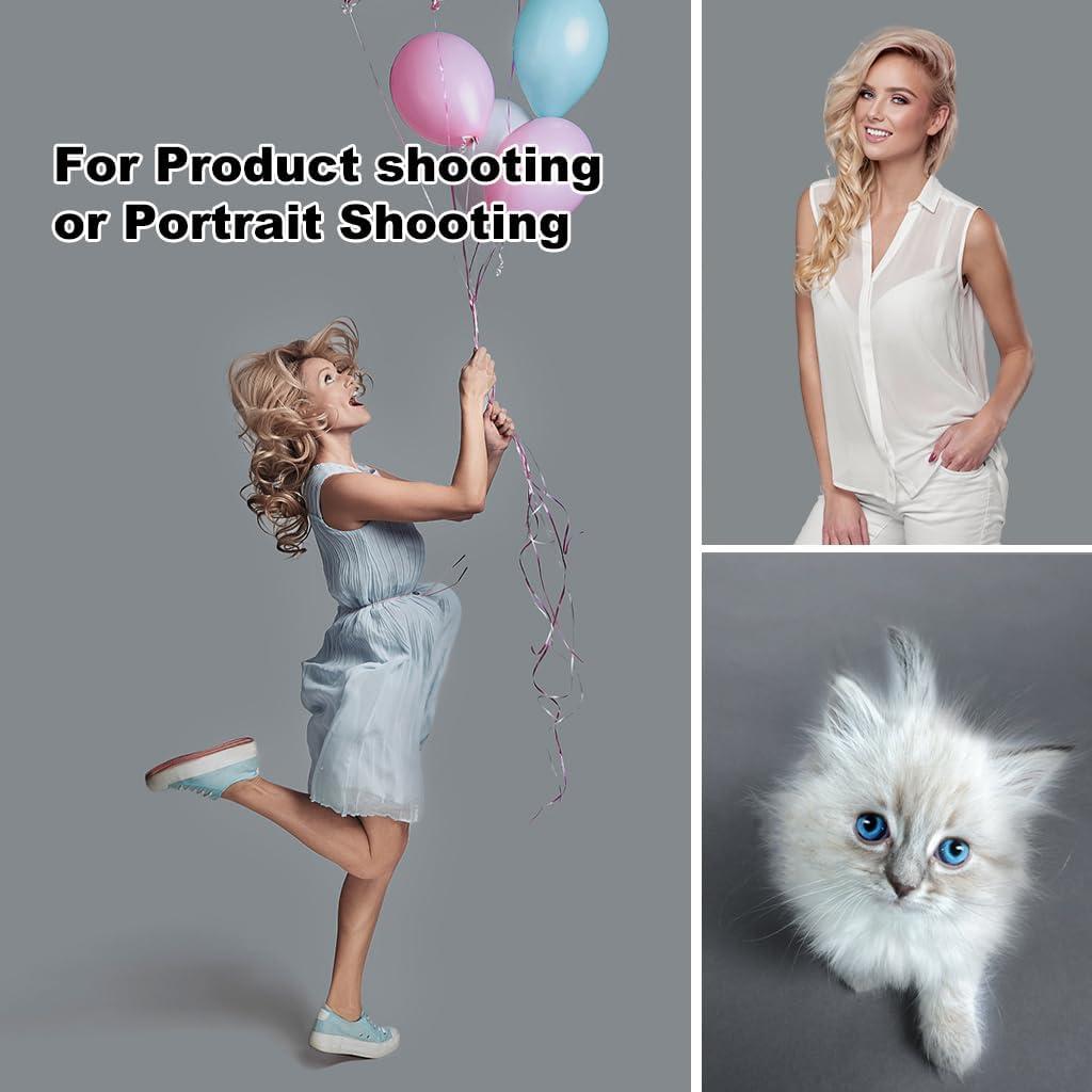 Fondo de Fotografía Gris 3x4m CPLIRIS para Retratos