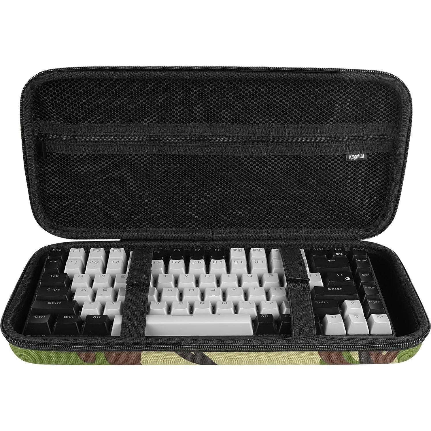 Funda de Viaje Dura Kingshion para Teclado 84 Teclas Camuflaje