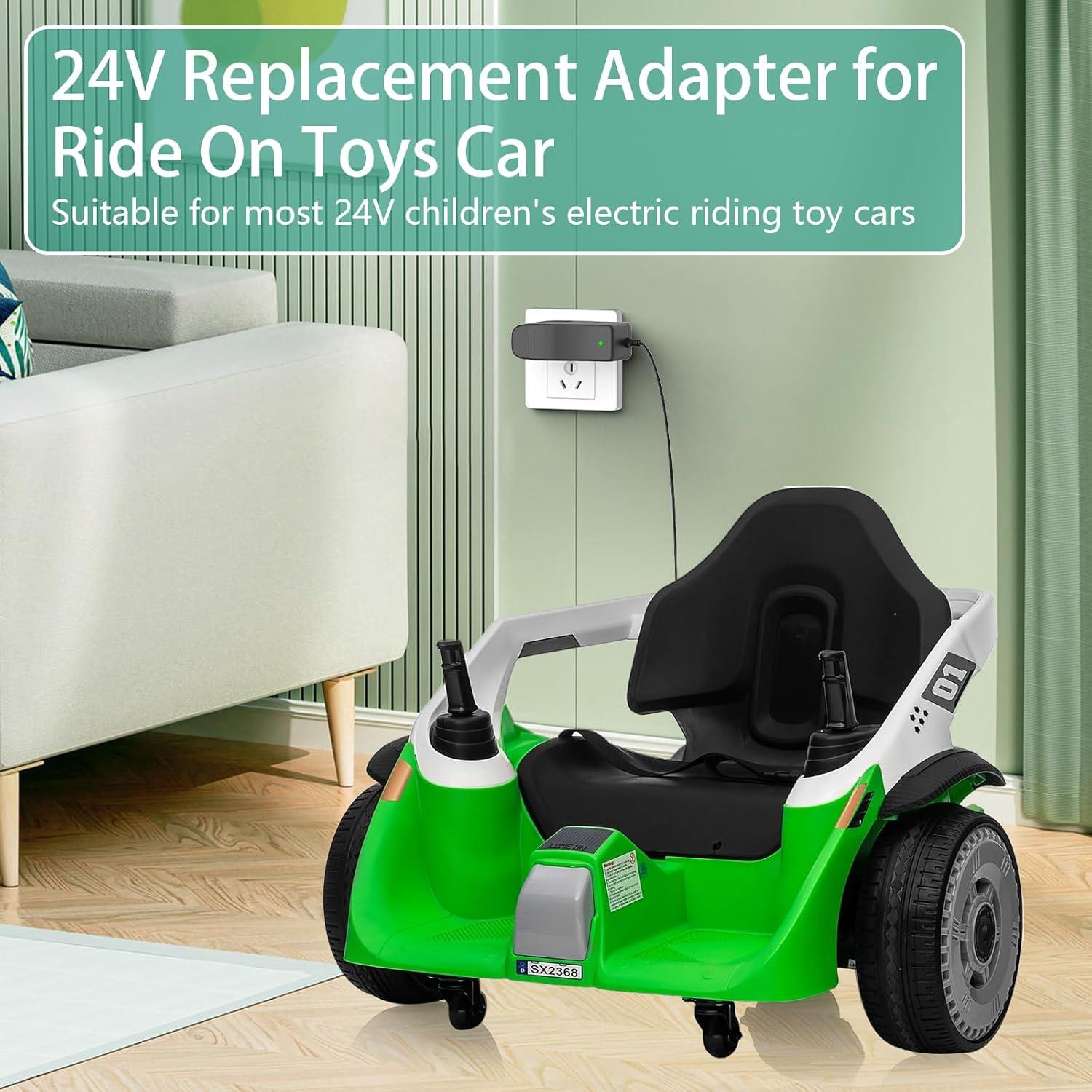 Cargador 24V para coches eléctricos infantiles Qinliji