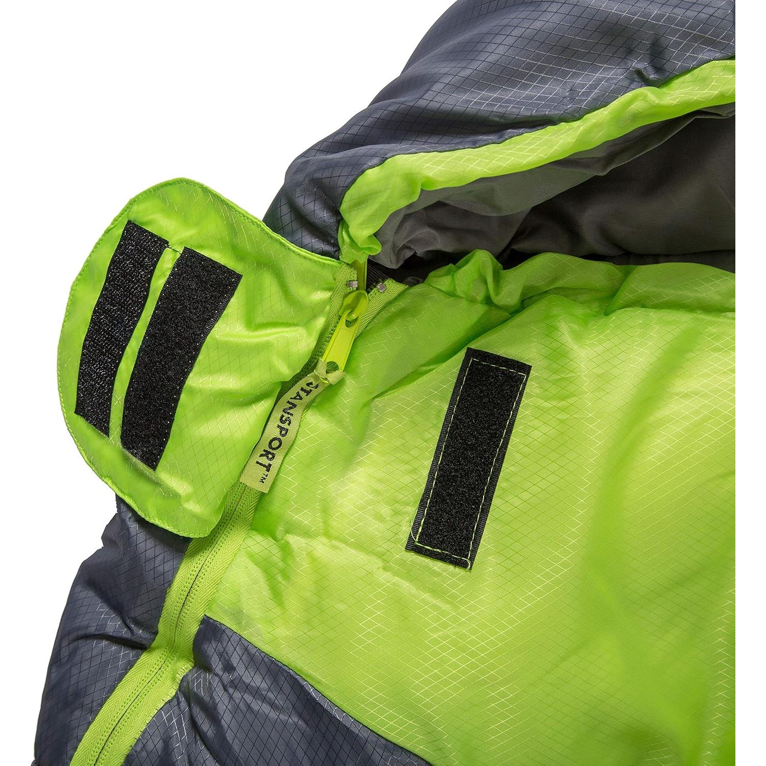 Saco de Dormir Tipo Momia Stansport TREKKER 218x86 cm Verde