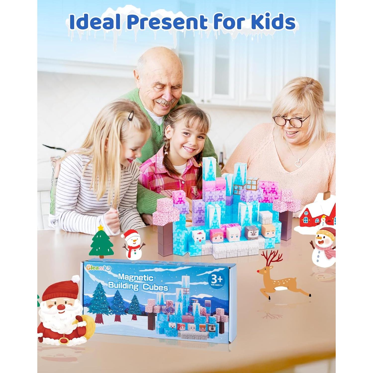 Bloques Magnéticos Gleamkid 110 Piezas Princesa Mágica 3-9 Años