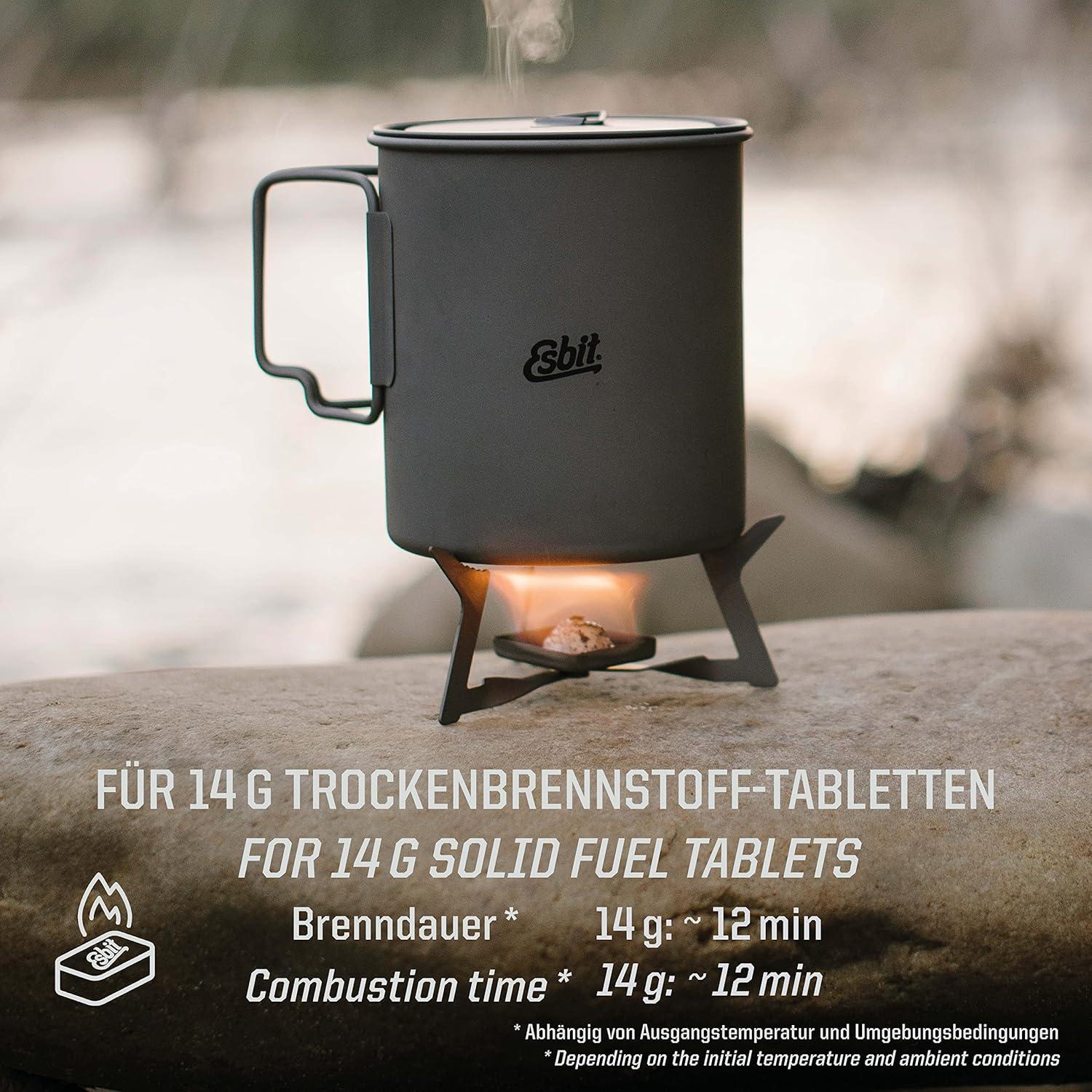 Estufa Plegable Titanio Esbit E-STOVE-TI 11.5g para Camping