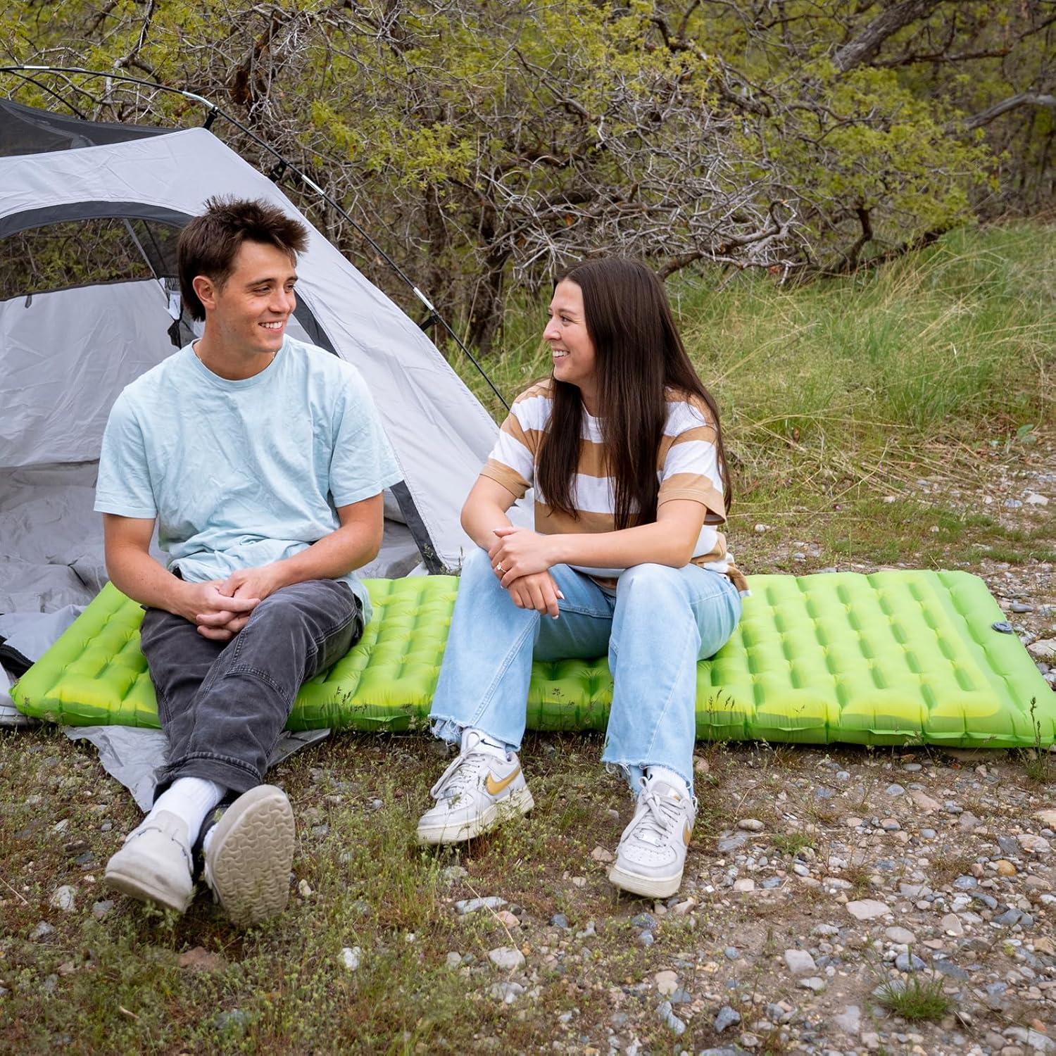 Colchoneta de Camping Inflable ATEPA Aislada R6 182x62cm