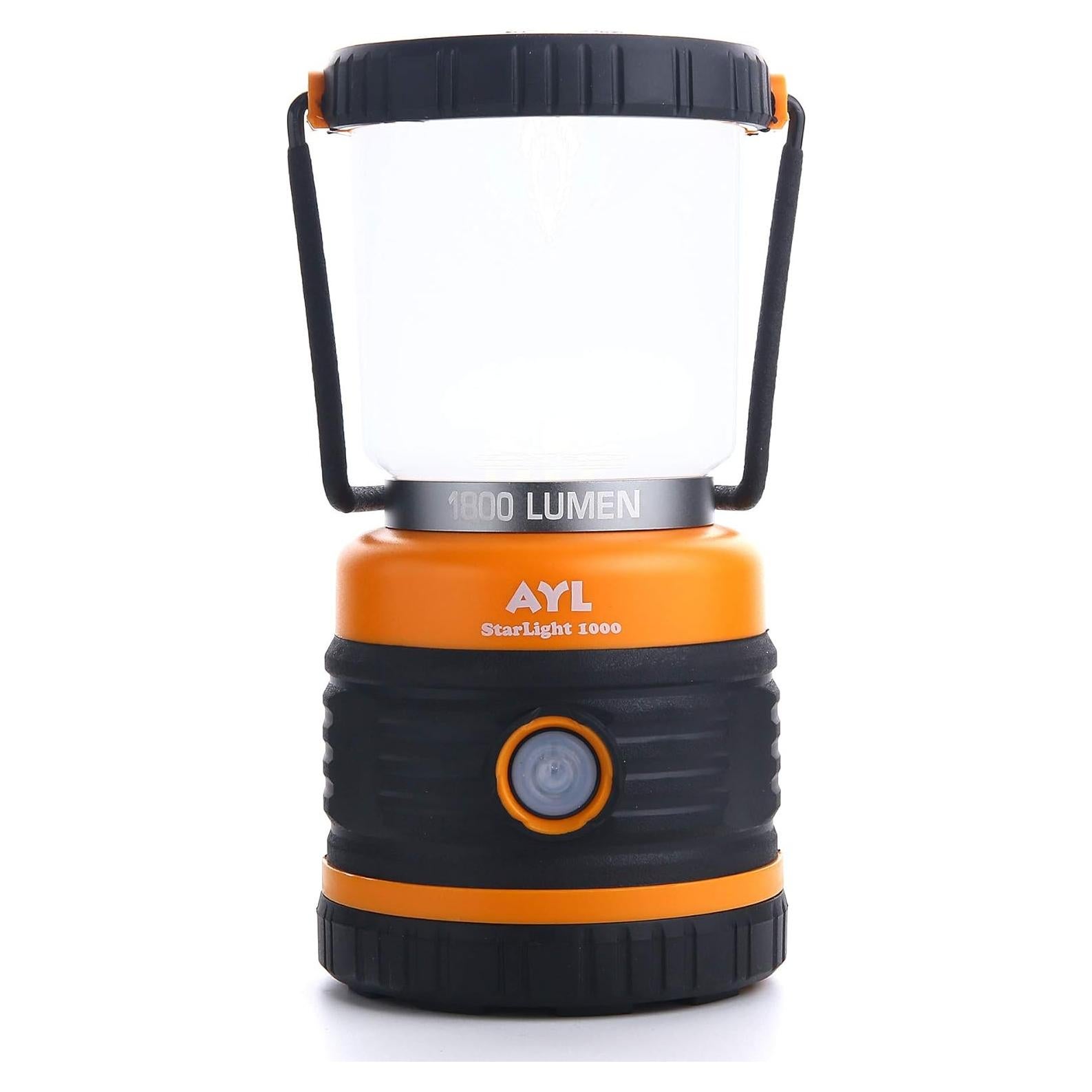 Linterna LED AYL 1800 Lúmenes, 4 Modos, Impermeable, Camping