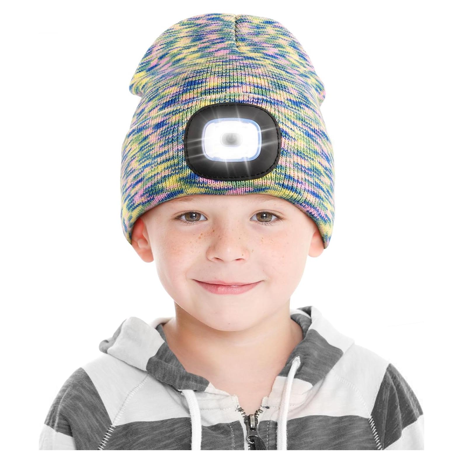 Gorro LED para Niños YunTuo Unisex Recargable Invierno